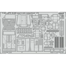 B-24D nose & radio compartment for Airfix, 1/72 - Eduard Accessorie... 2
