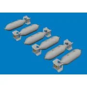 US 500lb bombs PRINT - Eduard Accessories 672394