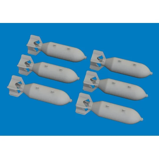 US 500lb bombs PRINT, 1/72 - Eduard Accessories 672394