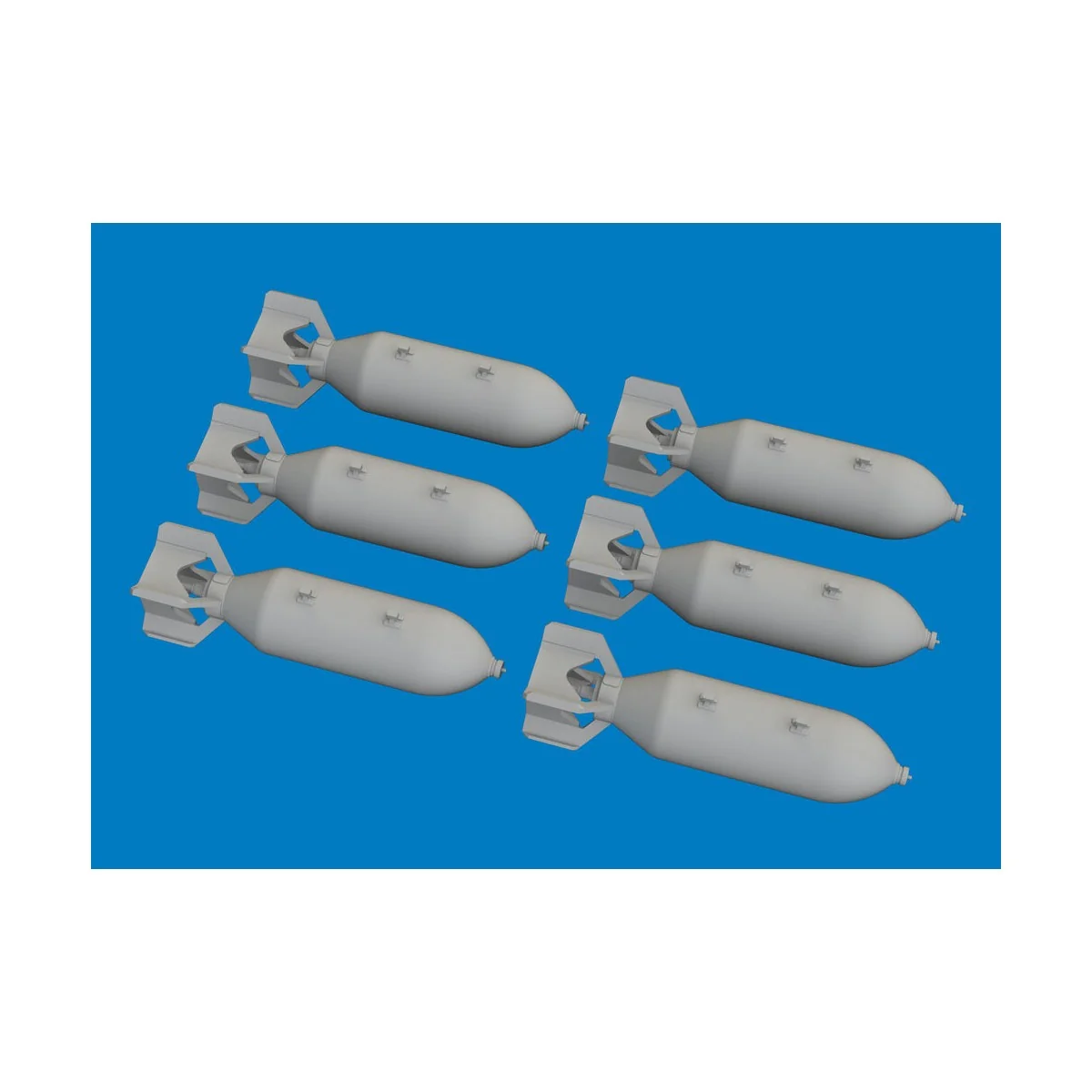 US 500lb bombs PRINT, 1/72 - Eduard Accessories 672394