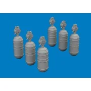 WWII USAAF oxygen cylinder A-6 PRINT - Eduard Accessories 672396