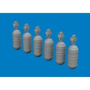 WWII USAAF oxygen cylinder A-6 PRINT - Eduard Accessories 672396