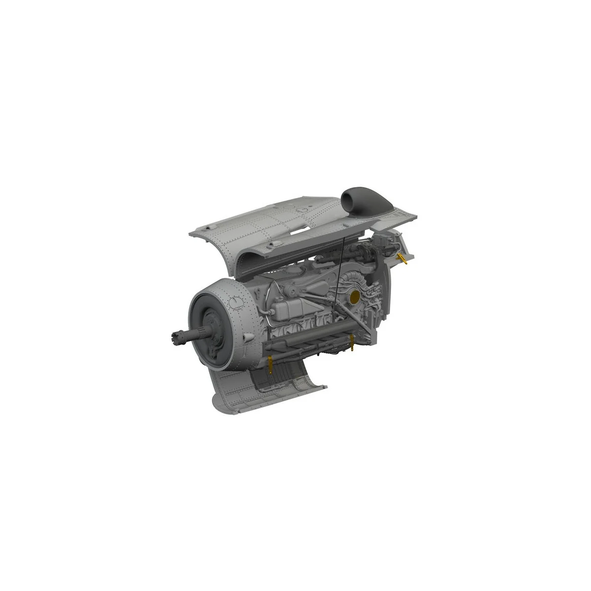 Bf 109G-10 WNF engine PRINT EDUARD, 1/72 - Eduard Accessories 672399