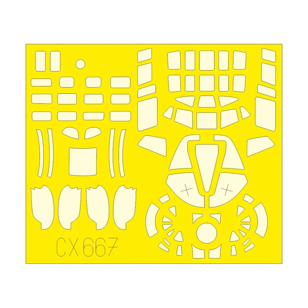 B-24H LööKplus, 1/72 - Eduard Accessories 674021