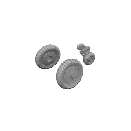 Bf 109G-6 wheels TAMIYA, 1/72 - Eduard Accessories 672405