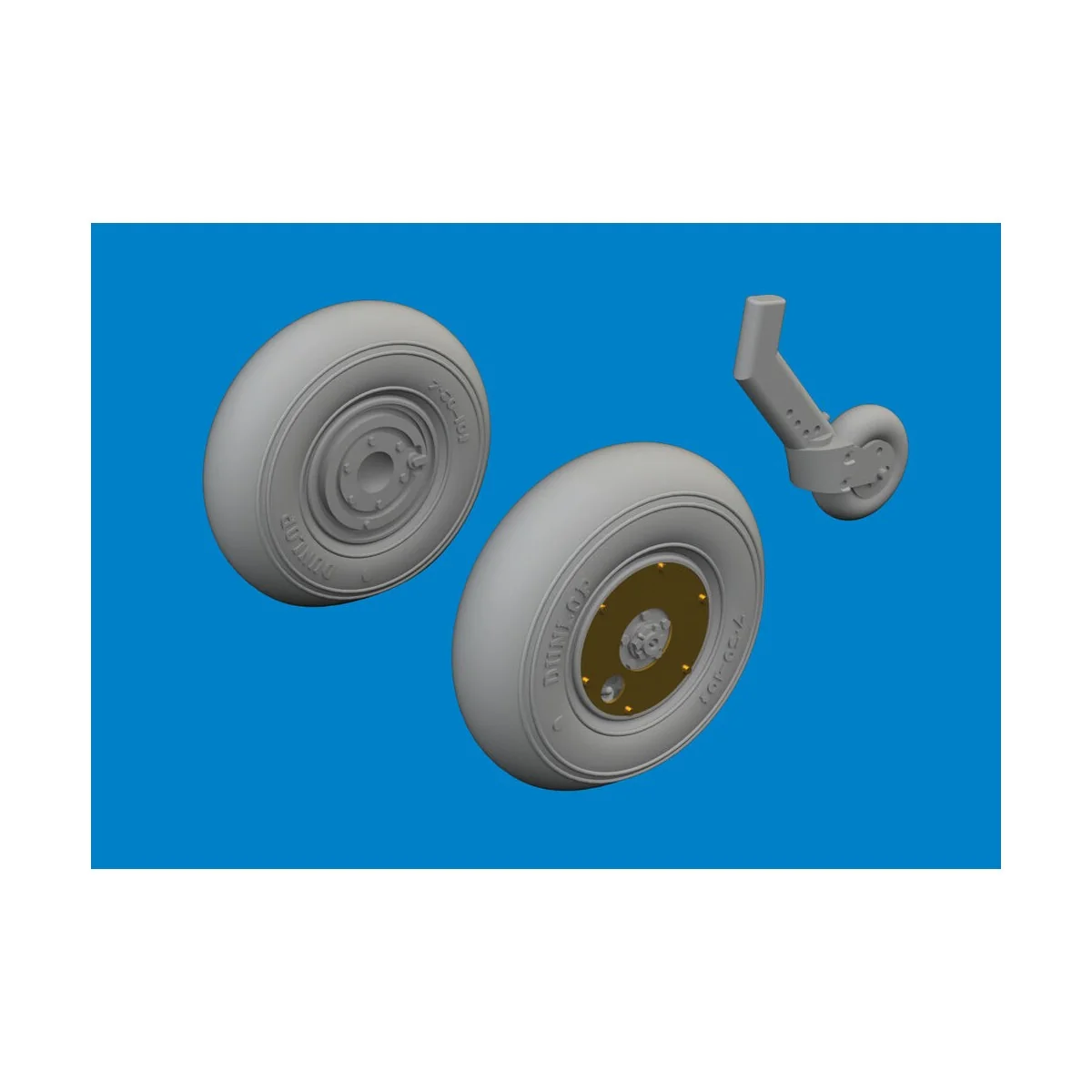 Spitfire Mk.V wheels TAMIYA - Eduard Accessories 672407