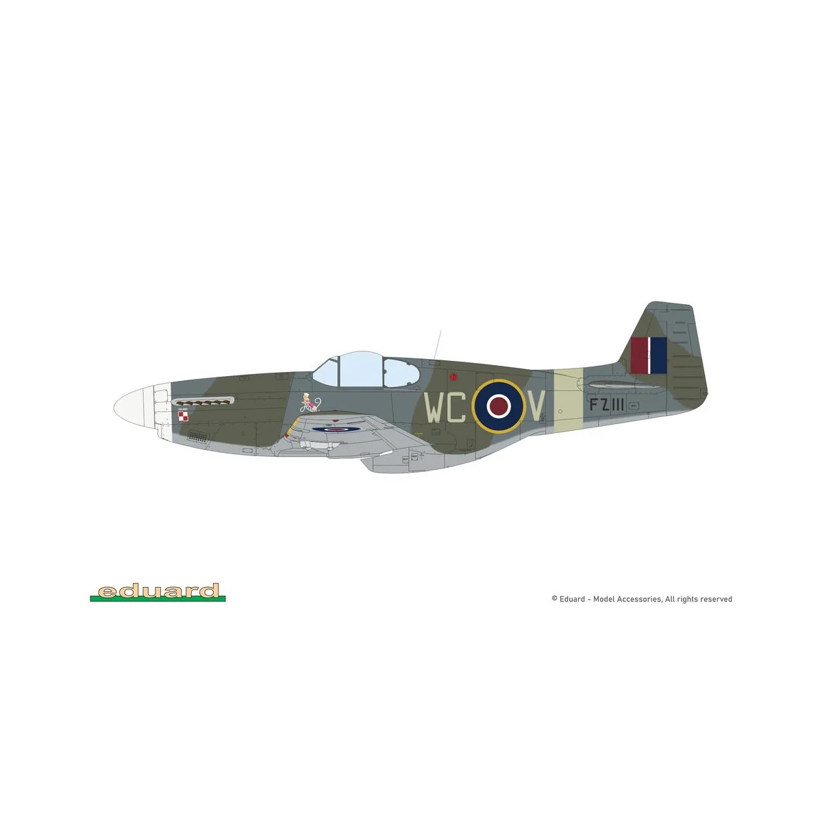 P-51B/C Mustang w/ dorsal fin EDUARD-PROFIPACK, 1/48 - Eduard Plast...