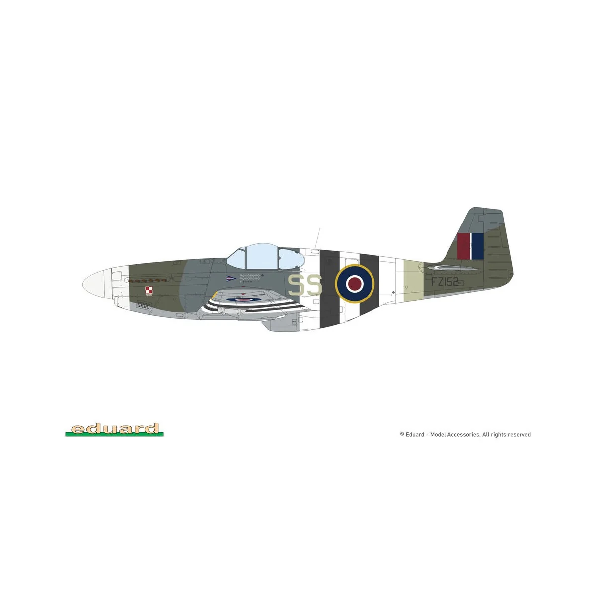 Mustang Mk.III EDUARD-PROFIPACK, 1/48 - Eduard Plastic Kits 82109