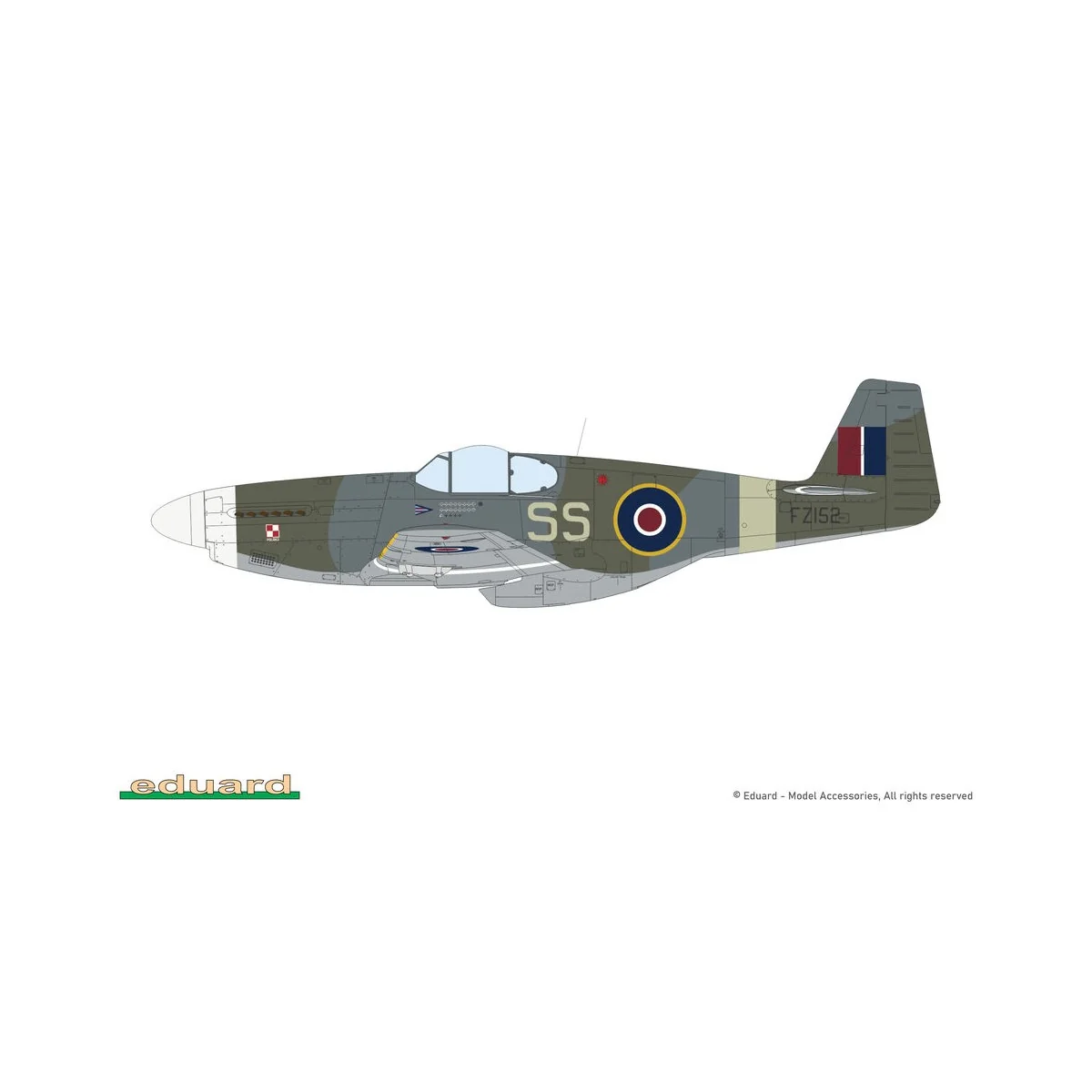 Mustang Mk.III EDUARD-PROFIPACK, 1/48 - Eduard Plastic Kits 82109
