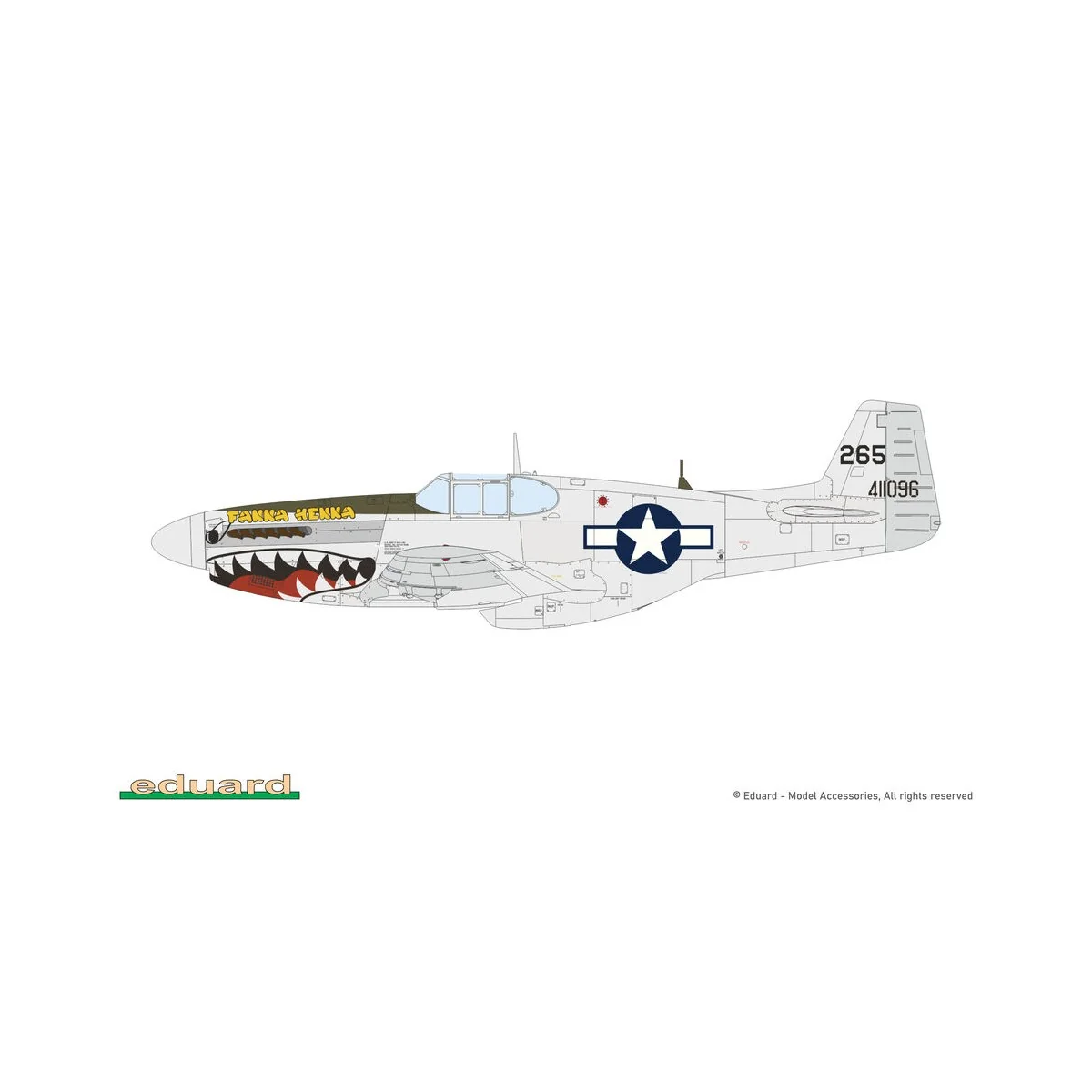 P-51B/C Mustang w/ dorsal fin EDUARD-PROFIPACK, 1/48 - Eduard Plast...
