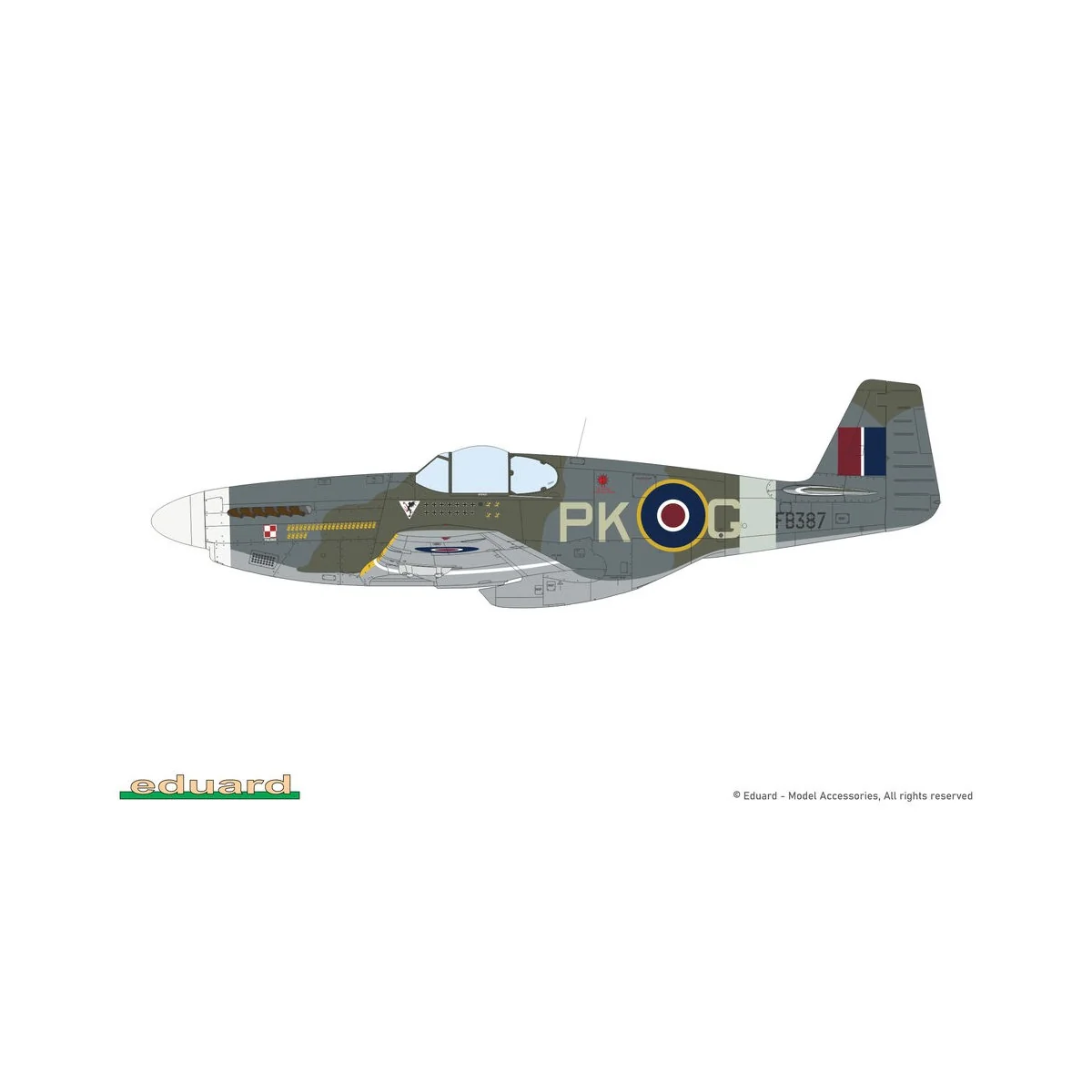 Mustang Mk.III EDUARD-PROFIPACK, 1/48 - Eduard Plastic Kits 82109