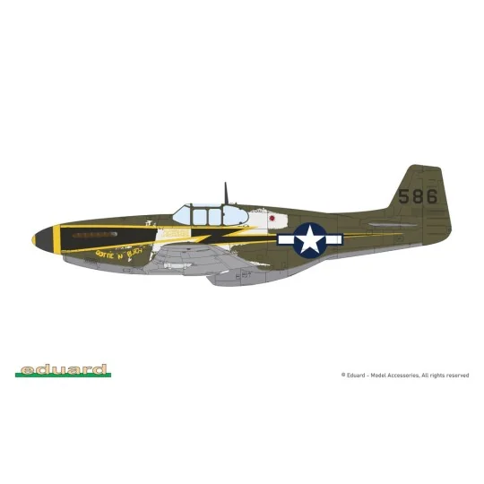P-51B/C Mustang w/ dorsal fin EDUARD-PROFIPACK, 1/48 - Eduard Plast...