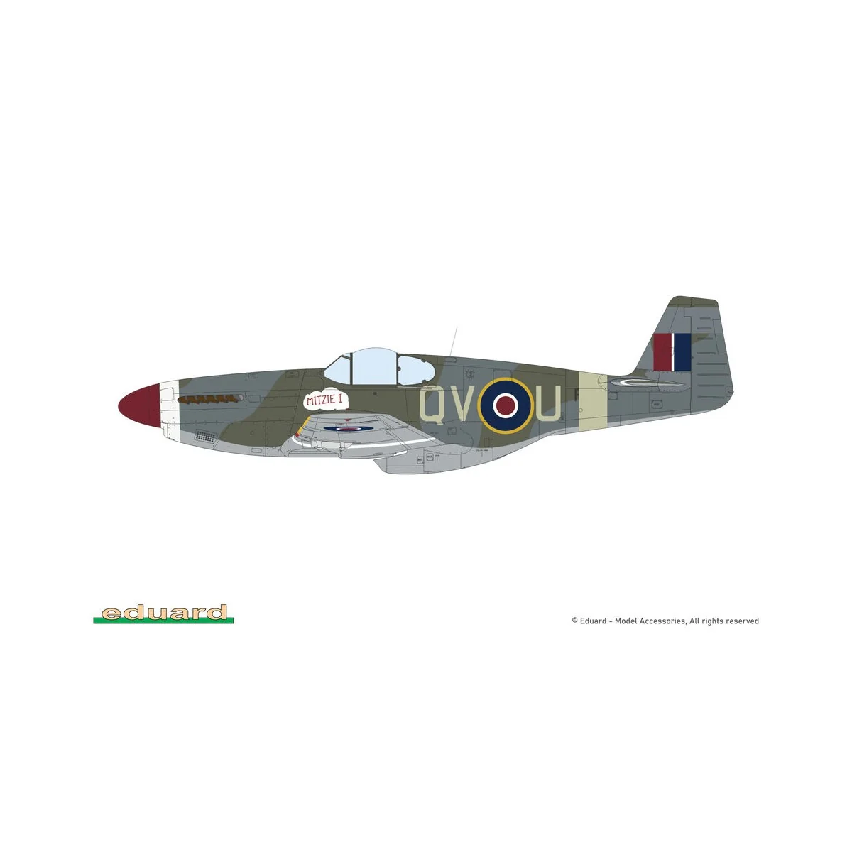 Mustang Mk.III EDUARD-PROFIPACK, 1/48 - Eduard Plastic Kits 82109
