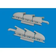 Spitfire Mk.V three-stacks exhaust fishtail PRINT TAMIYA, 1/72 - Ed... Spitfire Mk.V three-stacks exhaust fishtail PRINT TAMIYA, 1/72 - Ed...