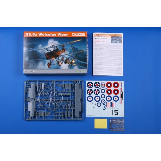 SE.5a Wolseley Viper Profipack, 1/48 - Eduard Plastic Kits 82131