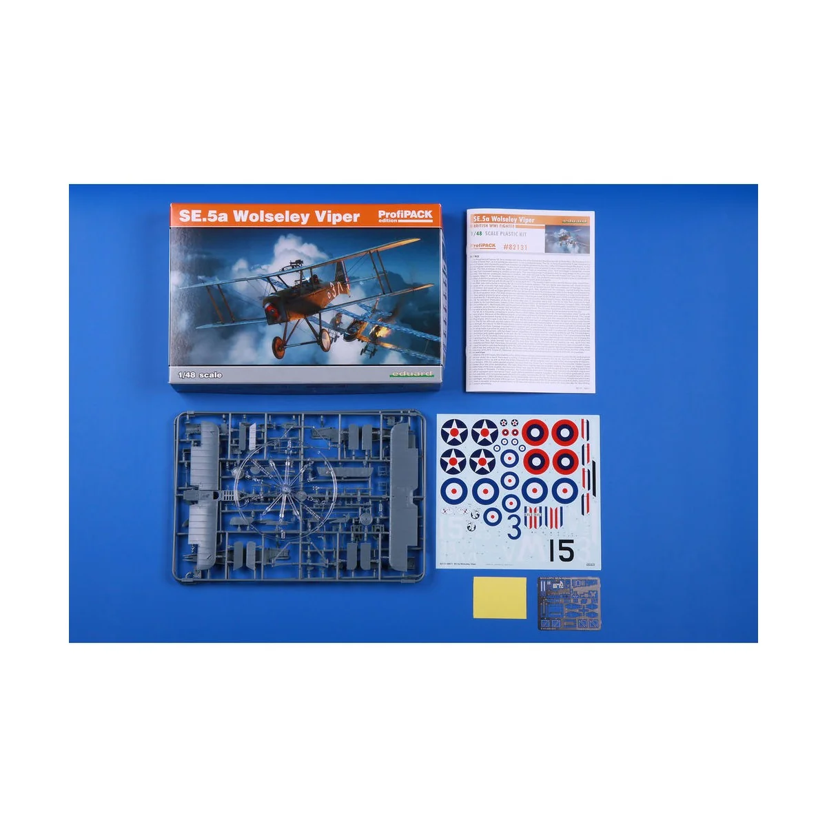SE.5a Wolseley Viper Profipack, 1/48 - Eduard Plastic Kits 82131