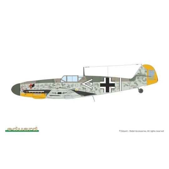 Bf 109F-4, Profipack, 1/48 - Eduard Plastic Kits 82114