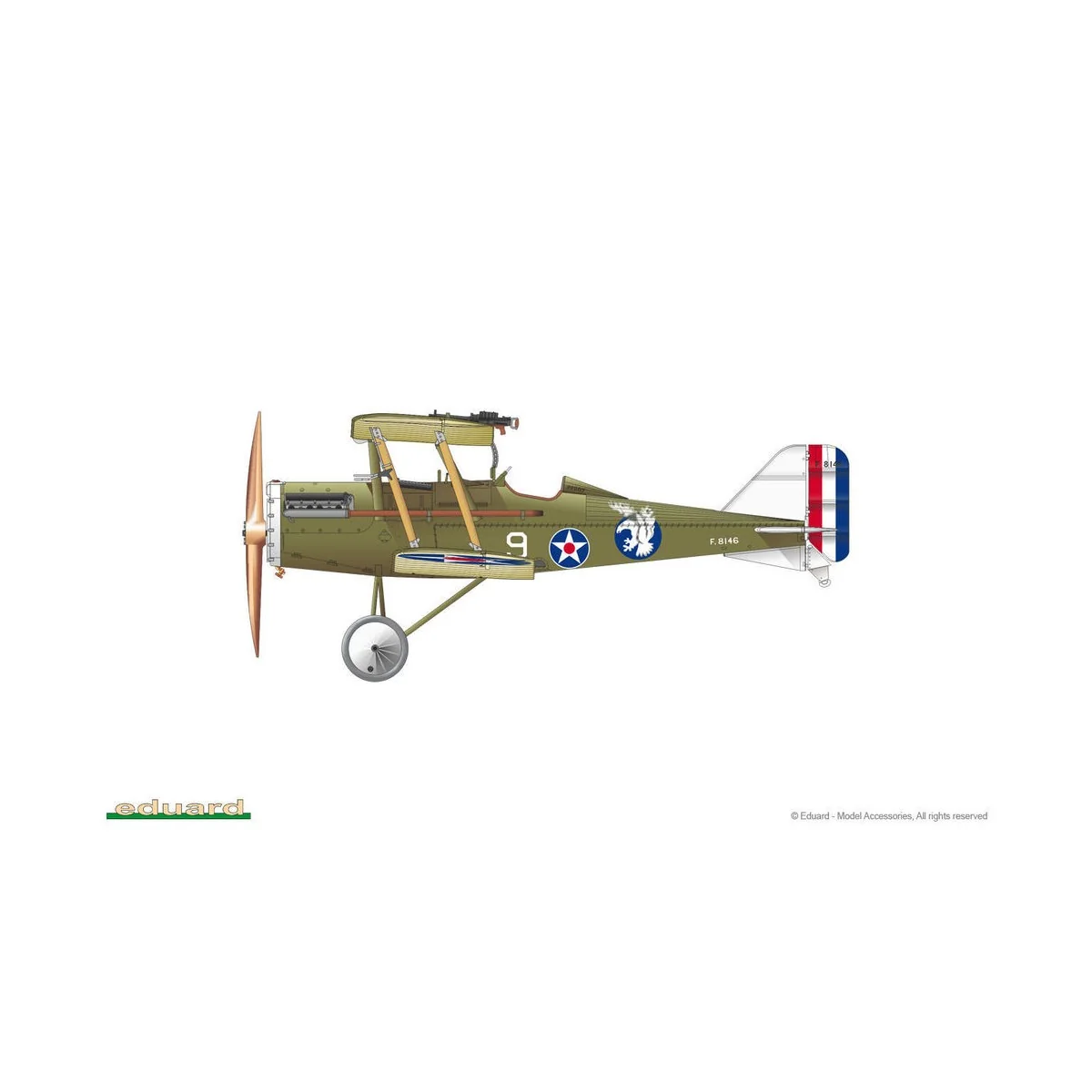 SE.5a Wolseley Viper Profipack, 1/48 - Eduard Plastic Kits 82131