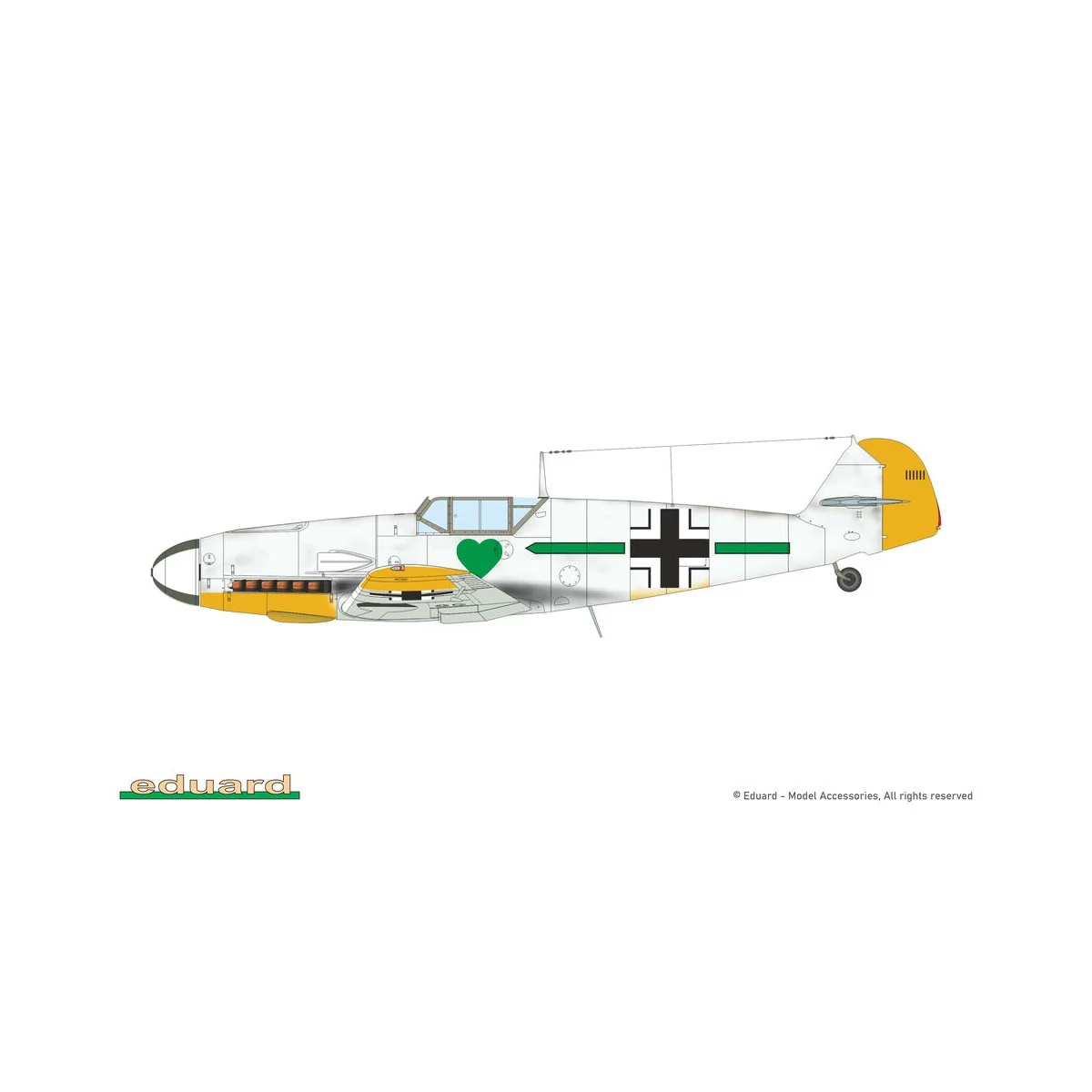 Bf 109F-4, Profipack, 1/48 - Eduard Plastic Kits 82114