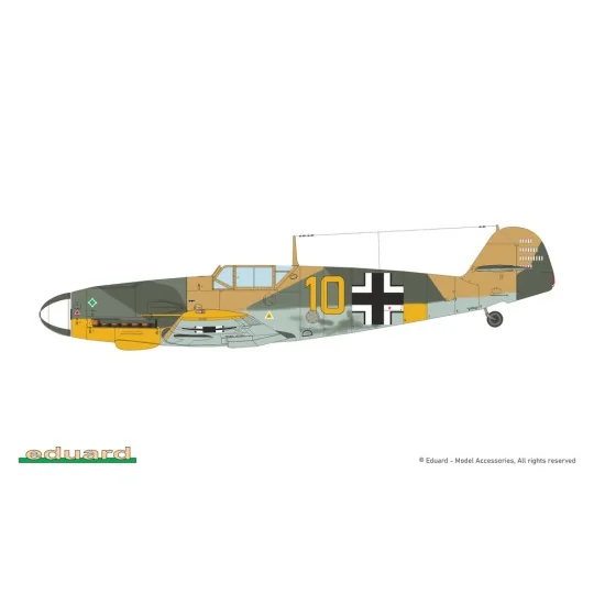Bf 109F-4, Profipack, 1/48 - Eduard Plastic Kits 82114