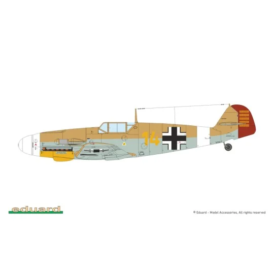 Bf 109F-4, Profipack, 1/48 - Eduard Plastic Kits 82114