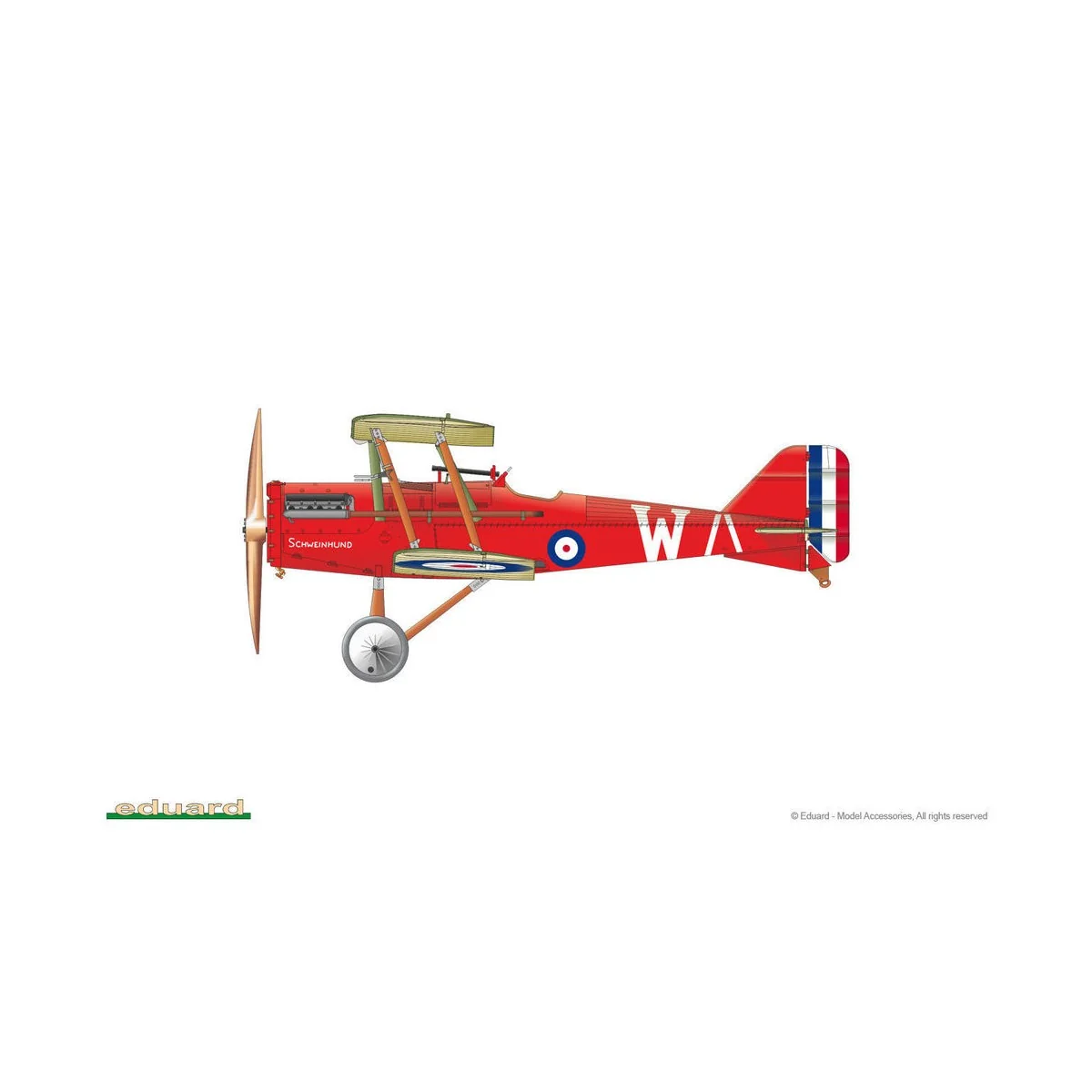 SE.5a Wolseley Viper Profipack, 1/48 - Eduard Plastic Kits 82131