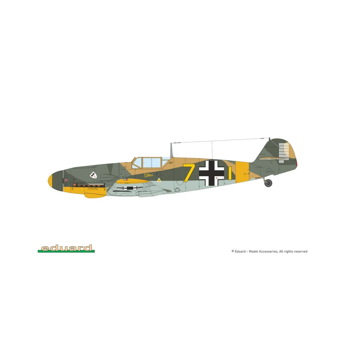 Bf 109F-4, Profipack, 1/48 - Eduard Plastic Kits 82114