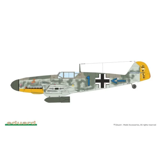 Bf 109F-4, Profipack, 1/48 - Eduard Plastic Kits 82114