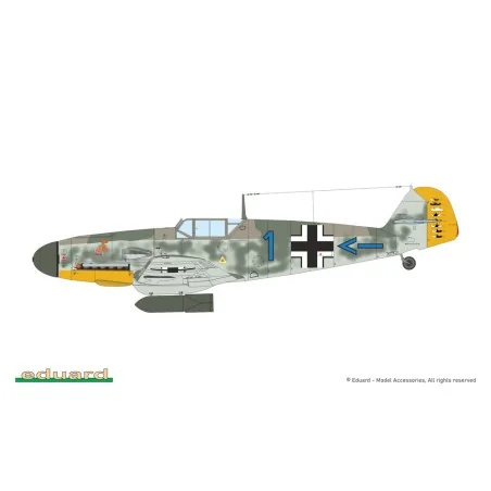 Bf 109F-4, Profipack, 1/48 - Eduard Plastic Kits 82114