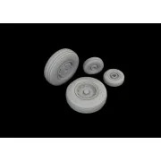 E-2C wheels HELLER, 1/72 - Eduard Accessories 672416 E-2C wheels HELLER, 1/72 - Eduard Accessories 672416