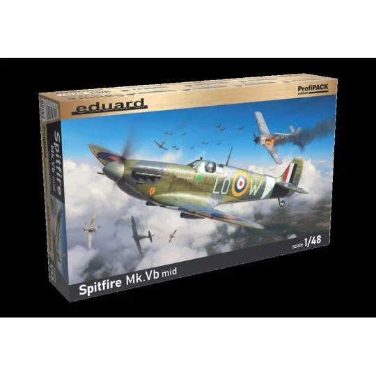 Spitfire Mk.Vb mid, 1/48 - Eduard Plastic Kits 82157