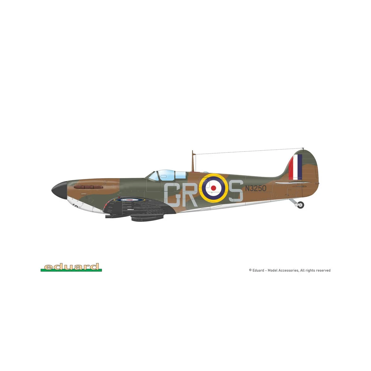 Spitfire Mk.Ia, 1/48 - Eduard Plastic Kits 82151