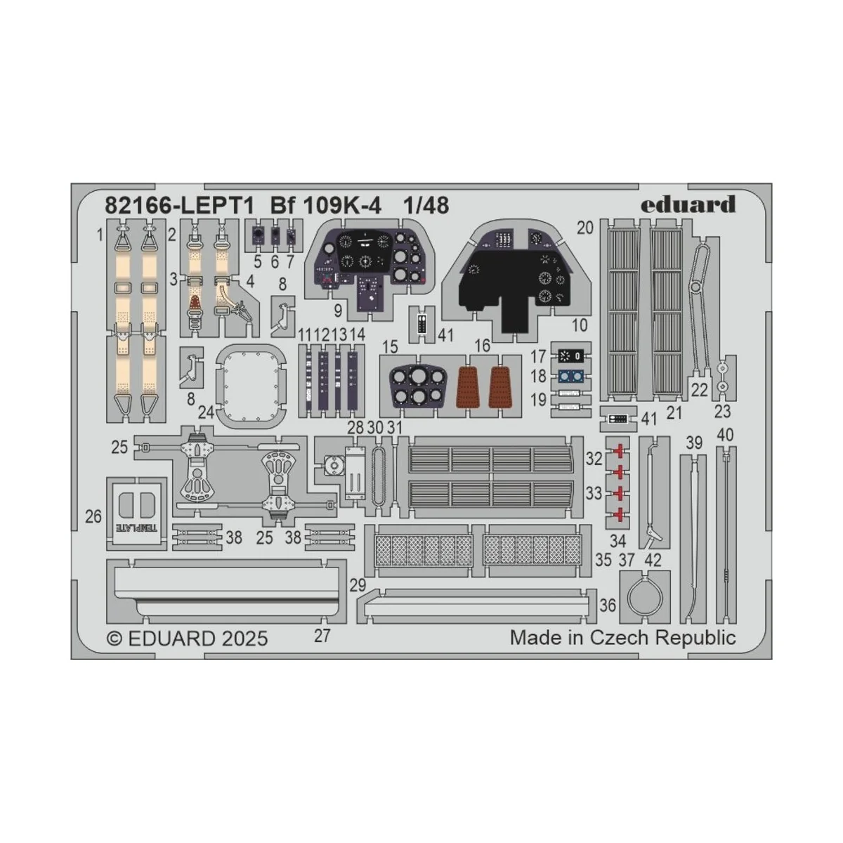Bf 109K-4 EDUARD-PROFIPACK, 1/48 - Eduard Plastic Kits 82166