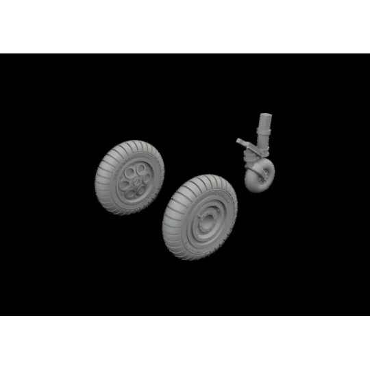 Fw 190A wheels early TAMIYA - Eduard Accessories 672419