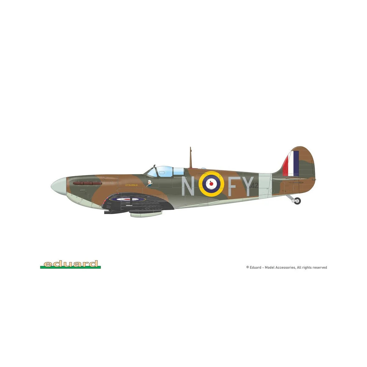 Spitfire Mk.Ia, 1/48 - Eduard Plastic Kits 82151