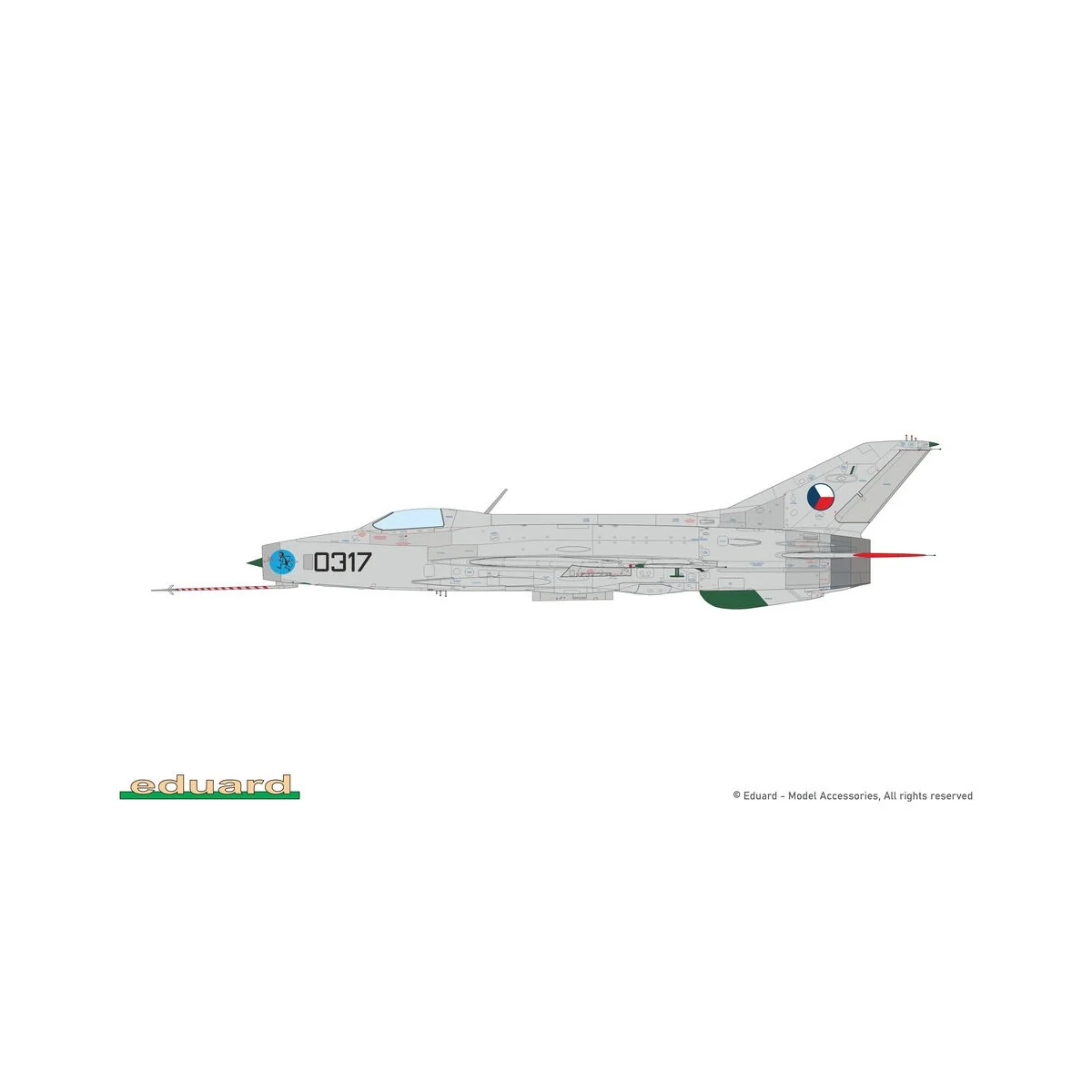 MiG-21F-13, 1/48 - Eduard Plastic Kits 82191