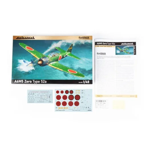 A6M5 Zero Type 52a, 1/48 - Eduard Plastic Kits 82216