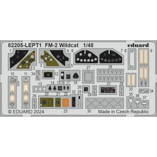 FM-2 Wildcat, 1/48 - Eduard Plastic Kits 82205