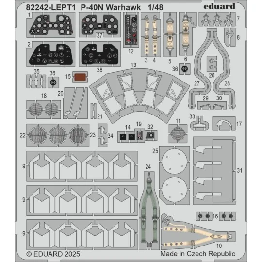 P-40N Warhawk, 1/48 - Eduard Plastic Kits 82242