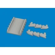 Spitfire Mk.I/II/V three-stacks exhaust rounded PRINT for IBG - Edu...