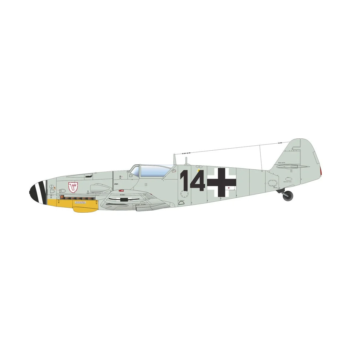 Bf 109G-6/AS, Weekend Edition, 1/48 - Eduard Plastic Kits 84169
