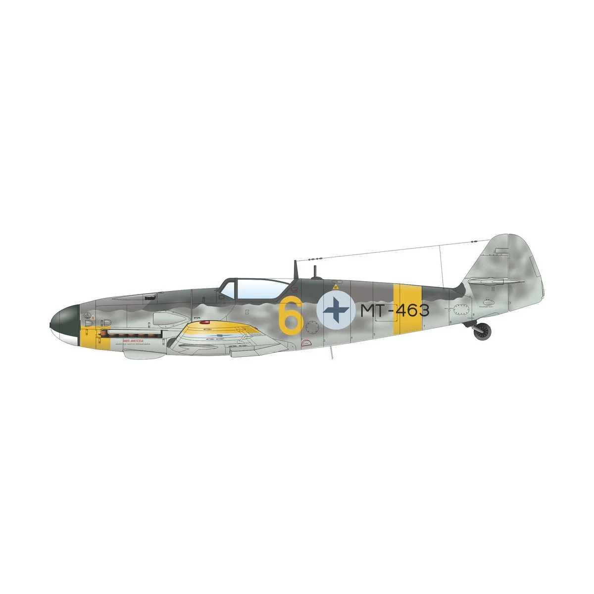 Bf 109G-6/AS, Weekend Edition, 1/48 - Eduard Plastic Kits 84169