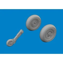 Spitfire Mk.I/II/V wheels for IBG, 1/72 - Eduard Accessories 672424