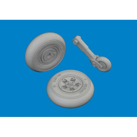 Spitfire Mk.I/II/V wheels for IBG, 1/72 - Eduard Accessories 672424 Spitfire Mk.I/II/V wheels for IBG, 1/72 - Eduard Accessories 672424