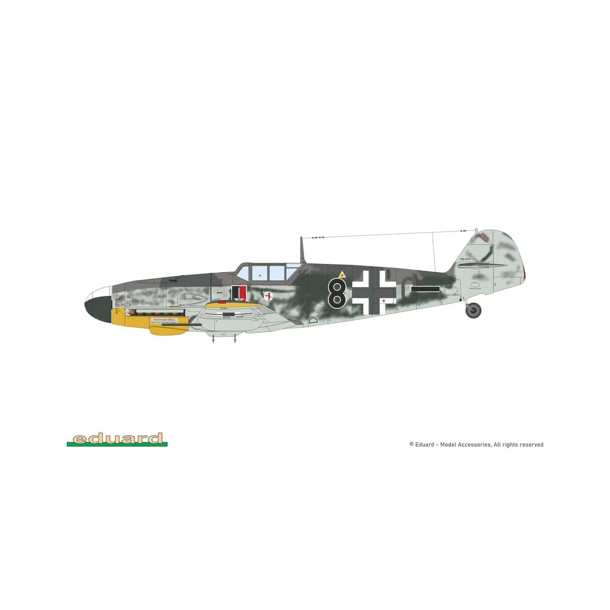 Bf 109G-4 EDUARD-WEEKEND, 1/48 - Eduard Plastic Kits 84203
