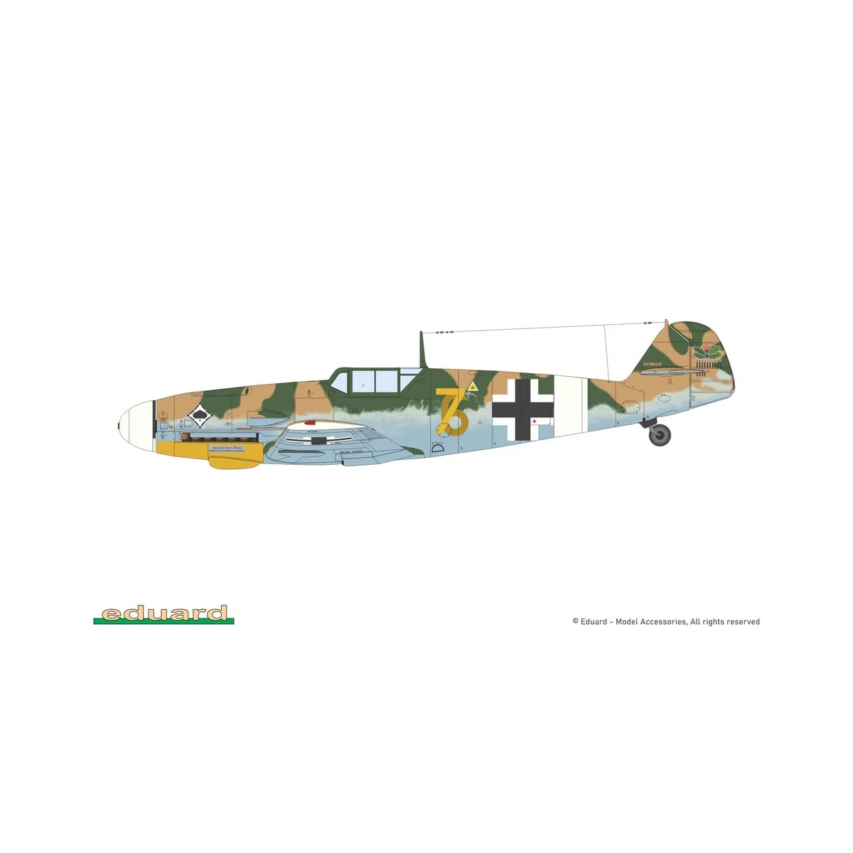Bf 109G-4 EDUARD-WEEKEND, 1/48 - Eduard Plastic Kits 84203