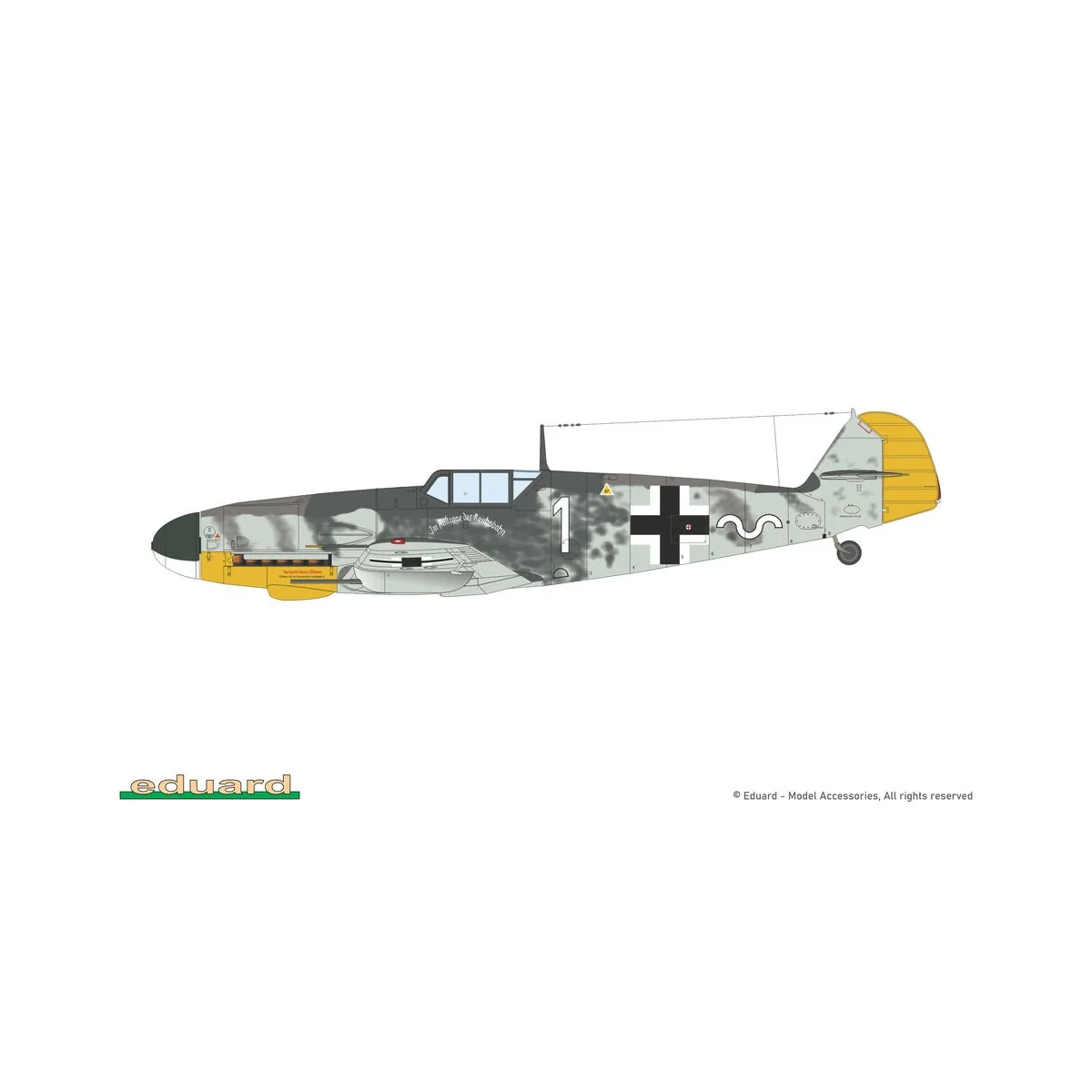 Bf 109G-4 EDUARD-WEEKEND, 1/48 - Eduard Plastic Kits 84203
