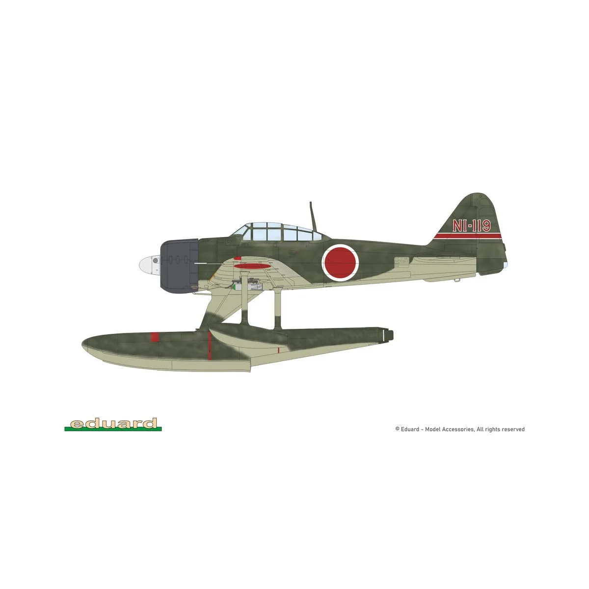 A6M2-N Rufe, 1/48 - Eduard Plastic Kits 84208