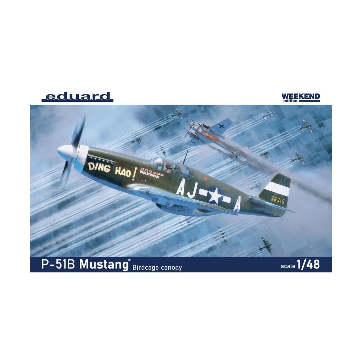 P-51B/C Mustang Birdcage canopy, 1/48 - Eduard Plastic Kits 84209