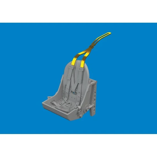 Spitfire Mk.I/II/V bakelite seat w/ integral belts PRINT for IBG - ...